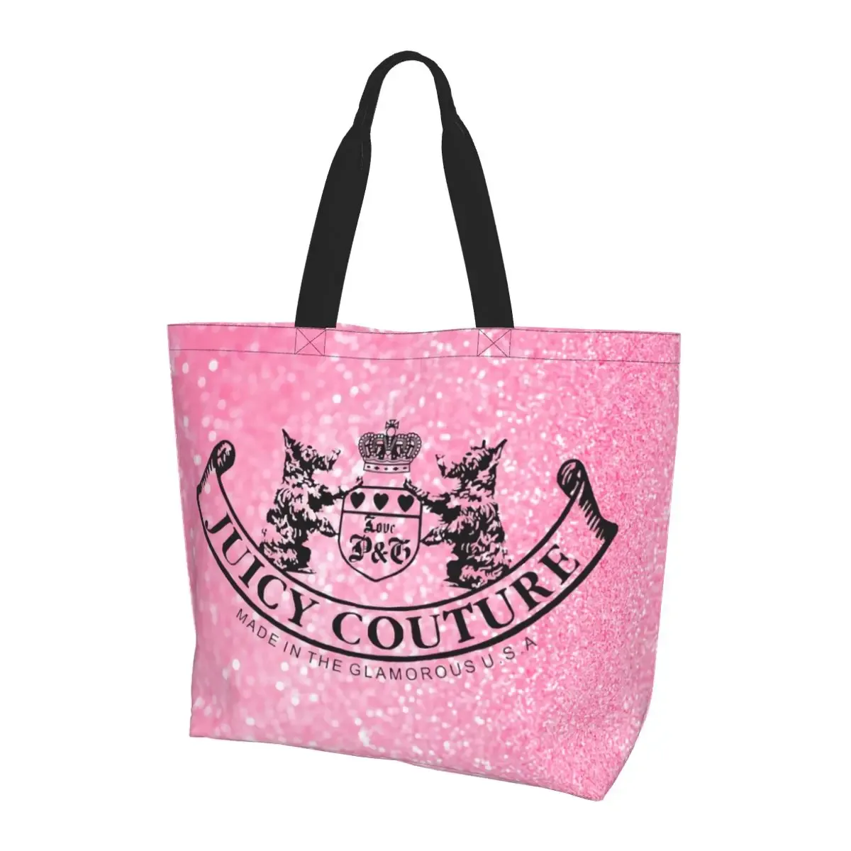 sac de shopping j-juicy-c-couture, sac à bandoulière pour femme, sacs fourre-tout décontractés pour femme