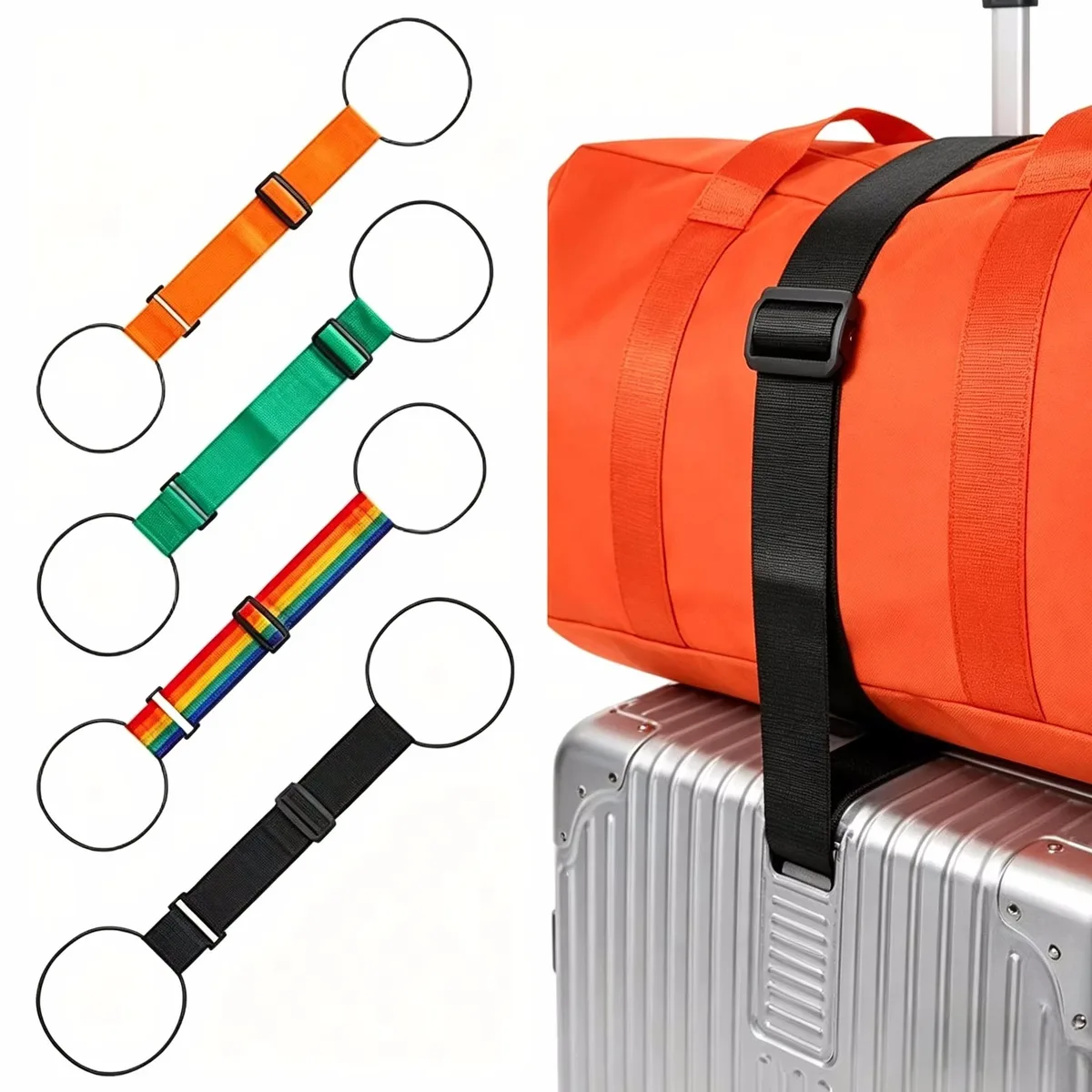 sangle de bagage réglable pour valise de voyage, sangle de fixation pour sac à main