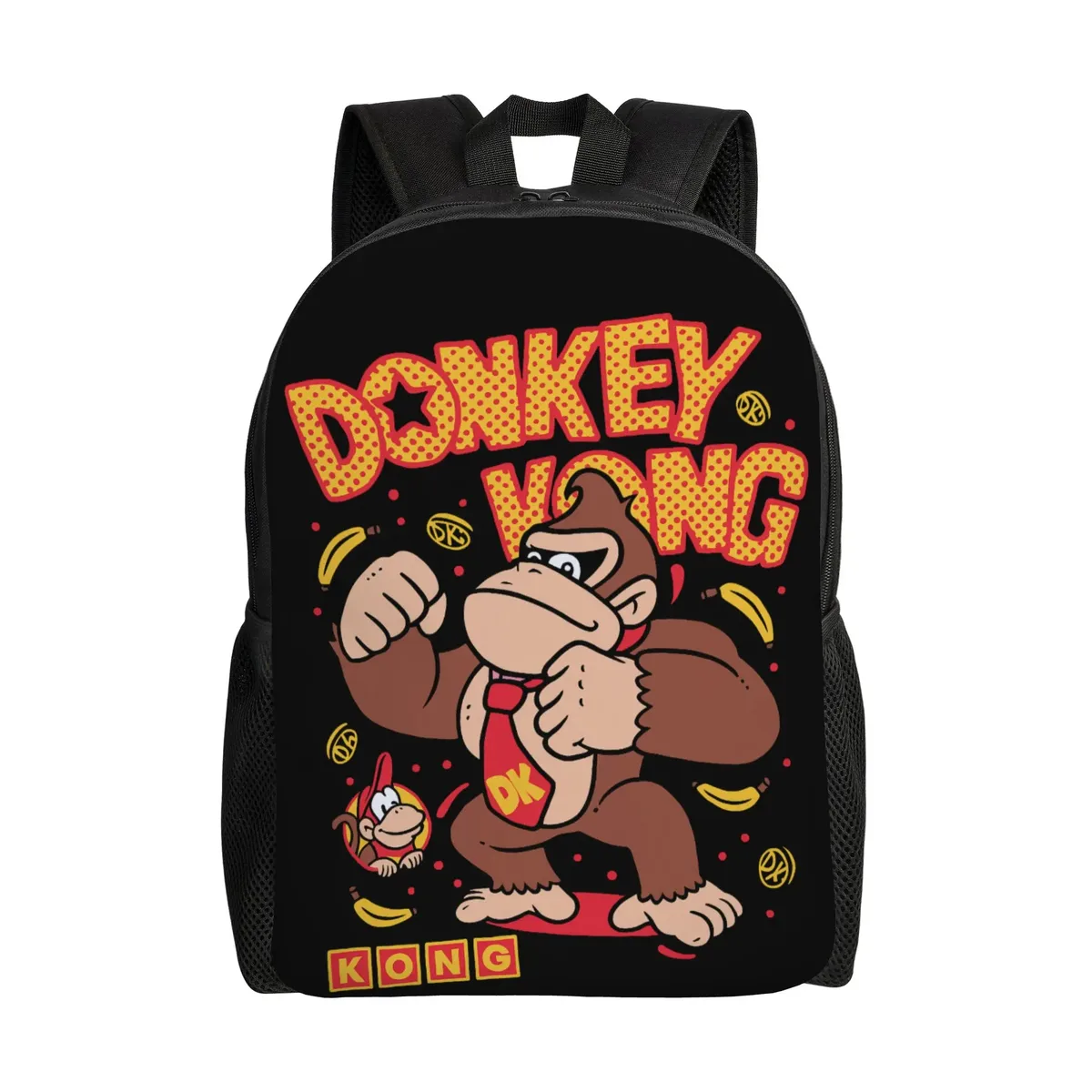 dk arcade donkeys kongs sac à dos pour adolescents, cadeau, sac à dos de randonnée, de voyage, pour hommes et femmes, sac à bandoulière pour l'université