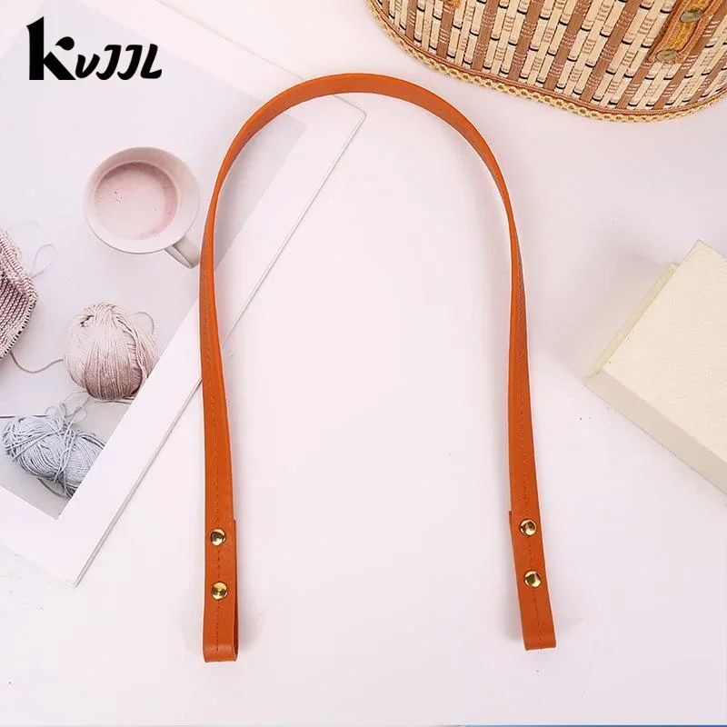 sangles de sac avec rivets, longueur 72cm, sangle de poignée en cuir pu, sangle de sac à bandoulière détachable, accessoires de remplacement pour sac diy, 2 pièces