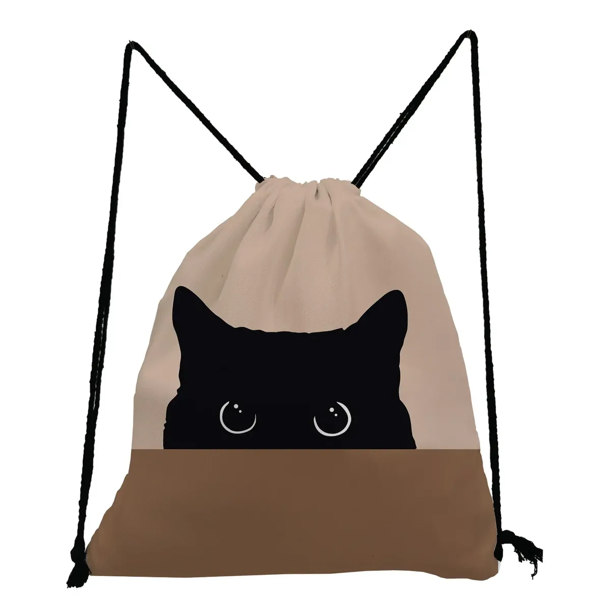 proximité wstring sac à dos portable pour femmes, poudres de bug astique, impression 3d, chat, shopping, mode, école, sac à chaussures pour bol, motif personnalisé
