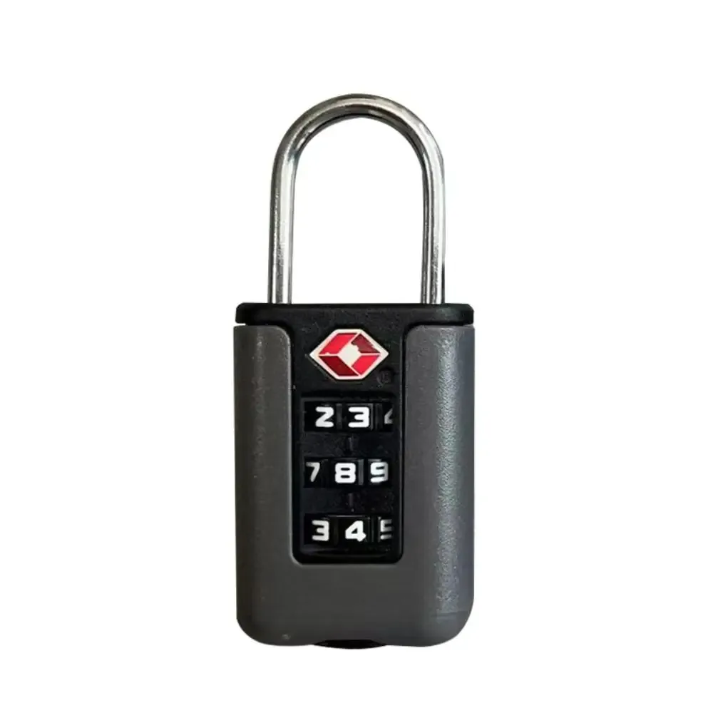 cadenas à combinaison portable tsa à 3 chiffres, antivol, outil de sécurité, cadenas à code douanier, pour armoire et voyage
