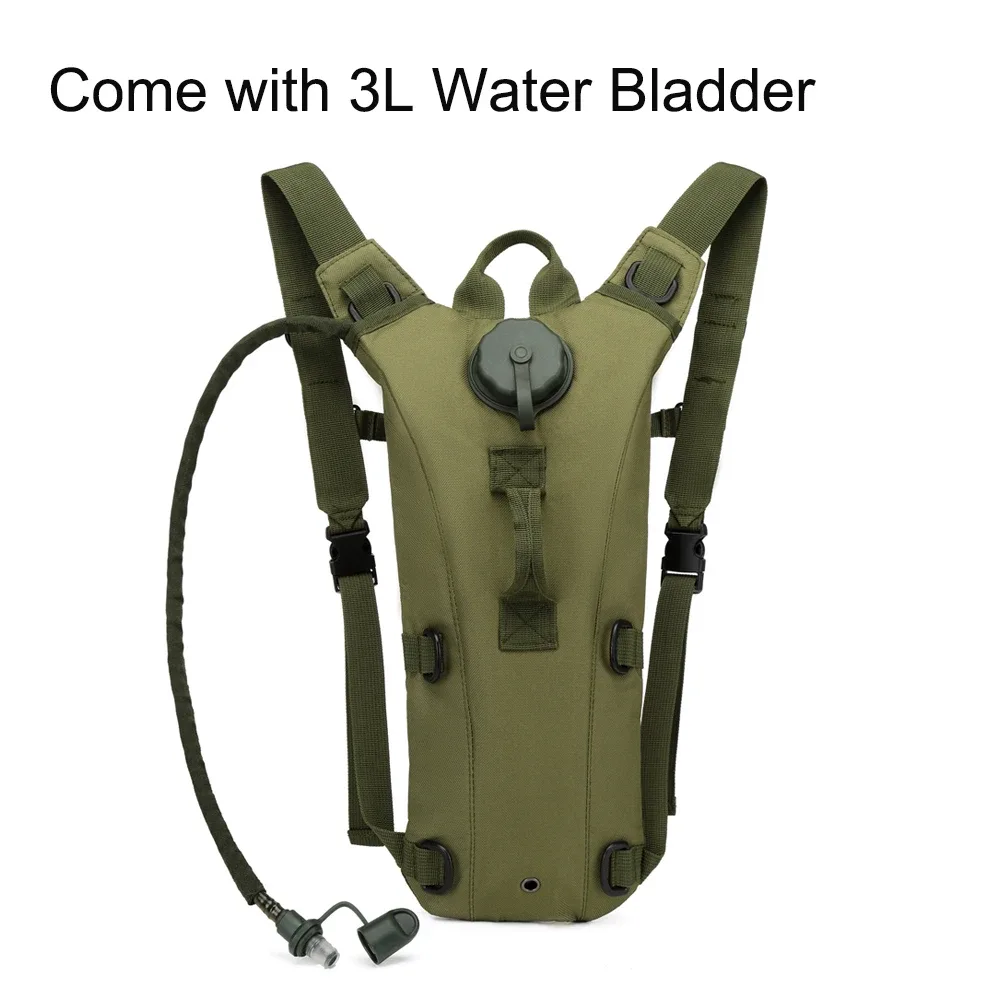 Sac à dos d'hydratation en plein air pour la course, la randonnée, le cyclisme, le vélo, la chasse, le camping, 3L