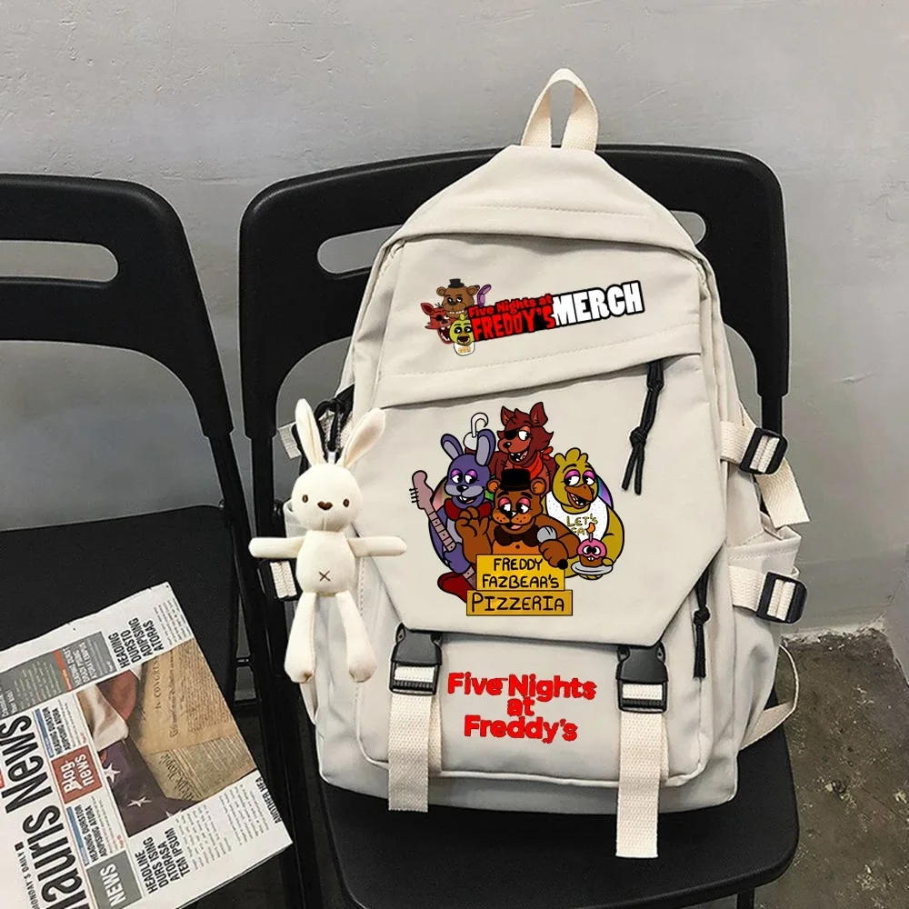 fnaf-sac à dos d'école décontracté pour enfant et adolescent, cadeau mochila