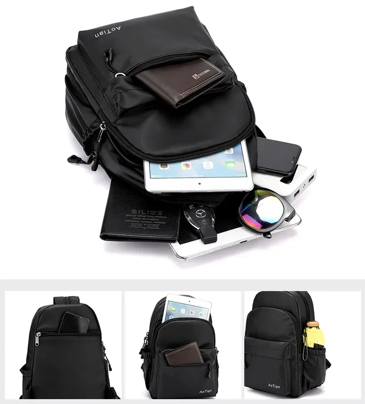nouveau créateur de mode hommes sac à dos mini doux au toucher multi-fonction petit sac à dos homme sac à bandoulière hommes sac à main sacs de voyage mochilas