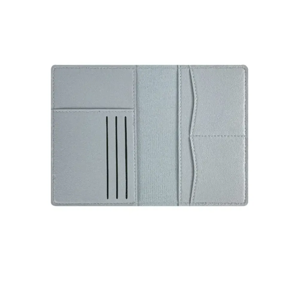 housse de passeport de voyage en pu, multifonction, plusieurs emplacements pour cartes, sac de passeport, accessoires de voyage, grande capacité