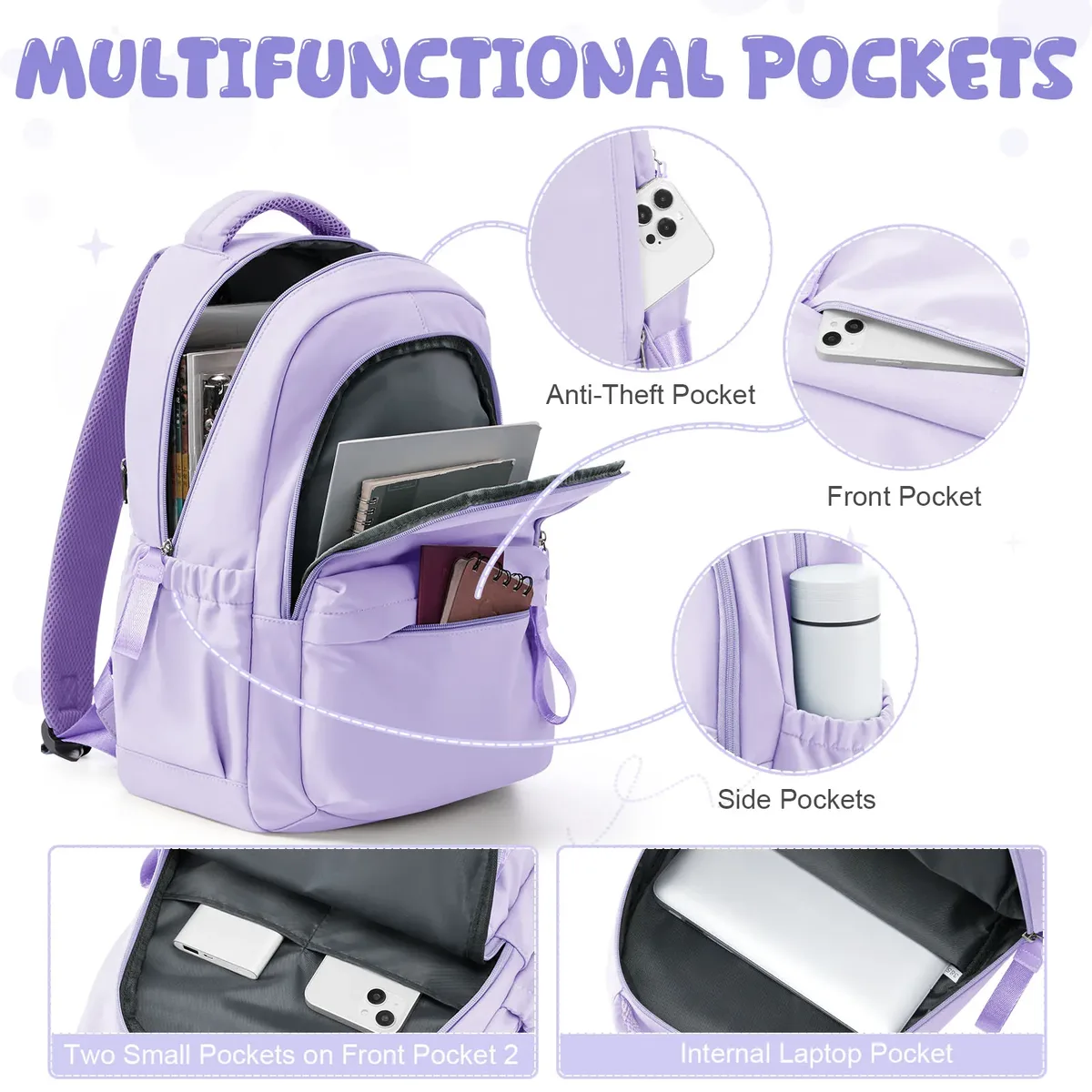 sac à dos d'école pour adolescents, sac à dos décontracté, parfait pour l'utilisation quotidienne à l'école, sac à dos pour la rentrée scolaire, sac à dos de voyage pour filles et garçons