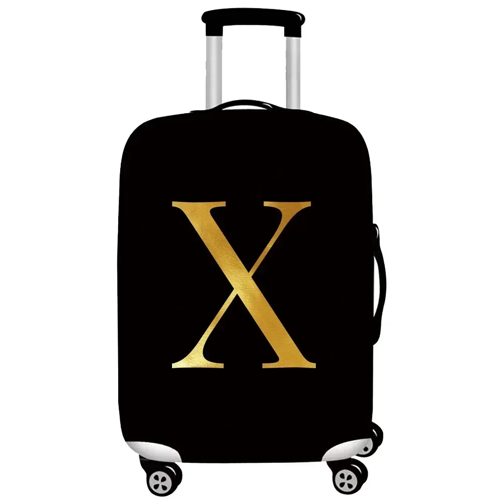 housse de protection pour bagages, épaisse et élastique, housse de protection contre la poussière, anti-rayures, housse de protection pour valise, série de lettres
