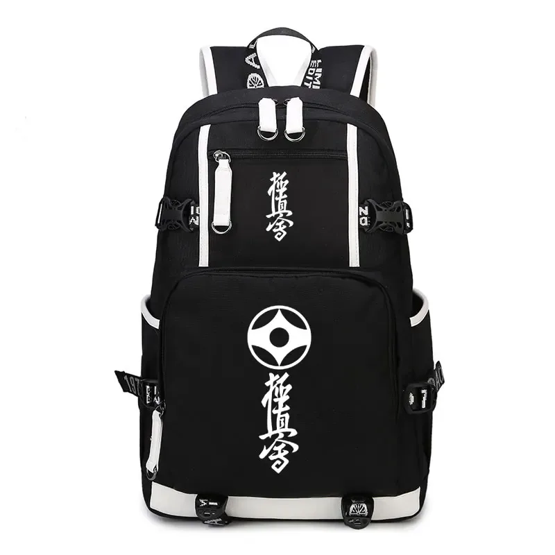 kyokushin-sac à dos de karaté, cartable wukong, oxford fashion, sacoche décontractée à fermeture éclair pour ordinateur portable, étudiant, anime, nouvelle collection