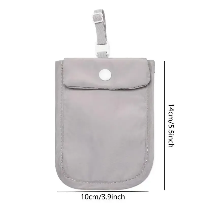 portefeuille soutien-gorge dissimulé, ceinture porte-argent réglable sous les vêtements, pochette de voyage discrète, petit sac de rangement à rabat, accessoires de plein air