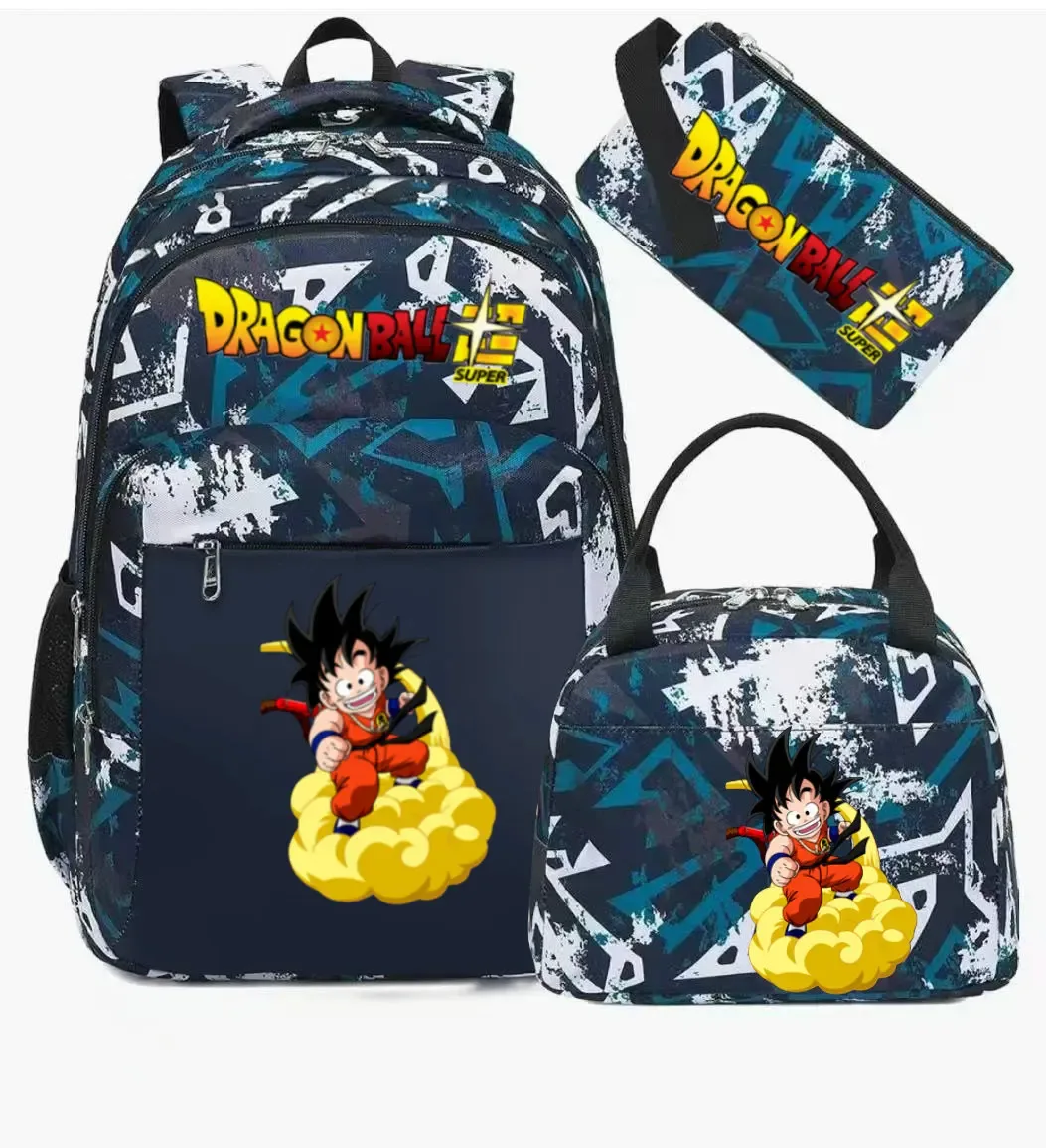 sac à dos dragon ball, sac d'école camouflage, grande capacité, pour lycéens, garçons et filles, mochila de voyage