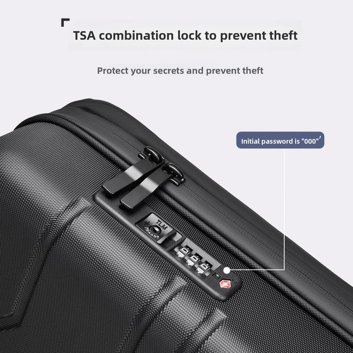 sac à dos de gaming unisexe grande capacité, sac à double épaule, coque rigide extensible, matériau pc, style professionnel élégant