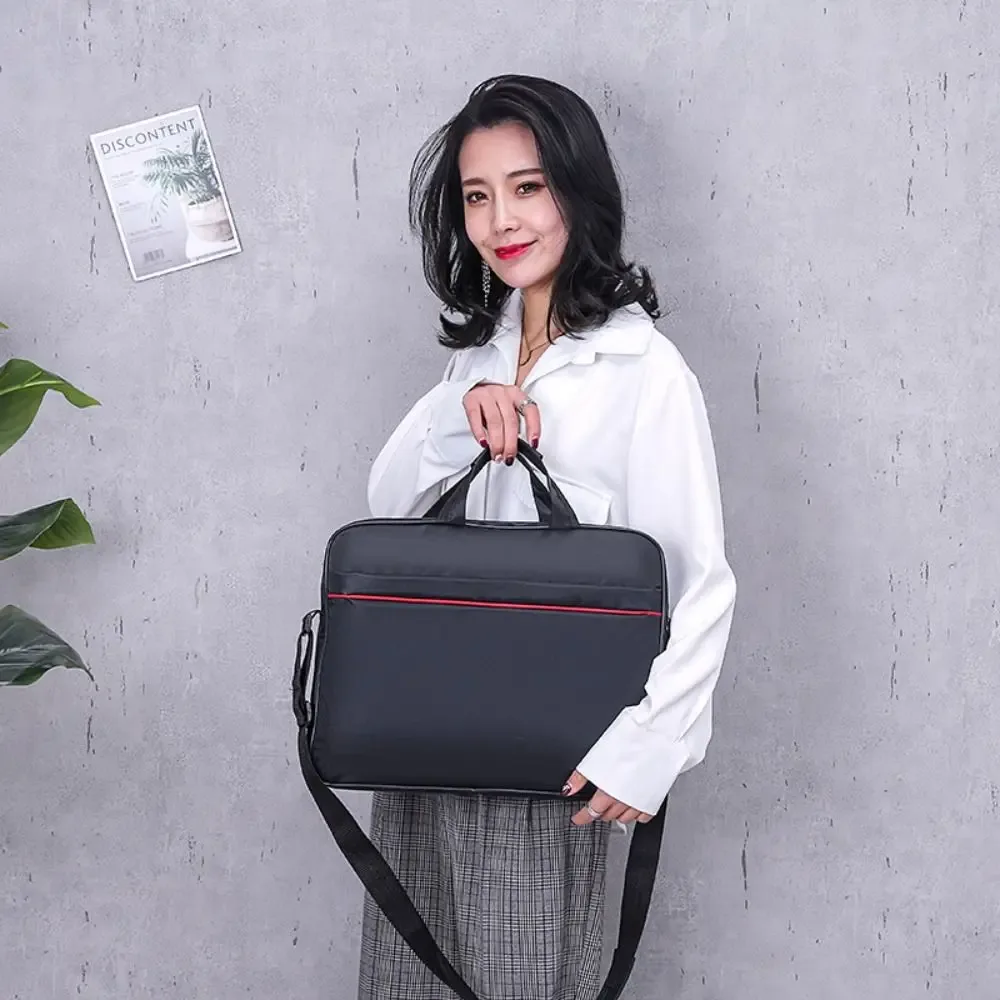 sac à bandoulière pour dossiers, porte-documents grande capacité, sacoche d'affaires, sacoche multi-couches pour ordinateur portable, sac à main pour femme