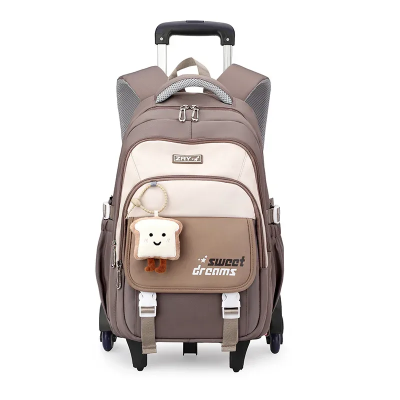 sacs à dos scolaires à roulettes pour filles, mochila, sac à dos enfant, bagage à roulettes, sac à dos scolaire