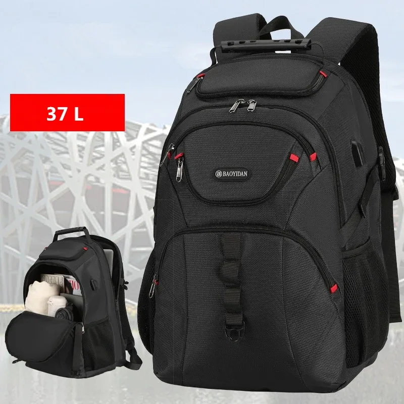 nesitu 37 l sac à dos de grande capacité a4 14 15.6 16 pouces pour ordinateur portable, sac à dos pour hommes et femmes, sac de voyage pour l'école, la randonnée, gris, noir, bleu, m1580