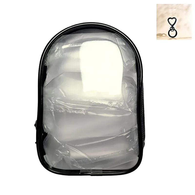 housse de protection transparente anti-poussière pour vêtements de bébé, présentoir de rangement pour sac de marche de 15cm