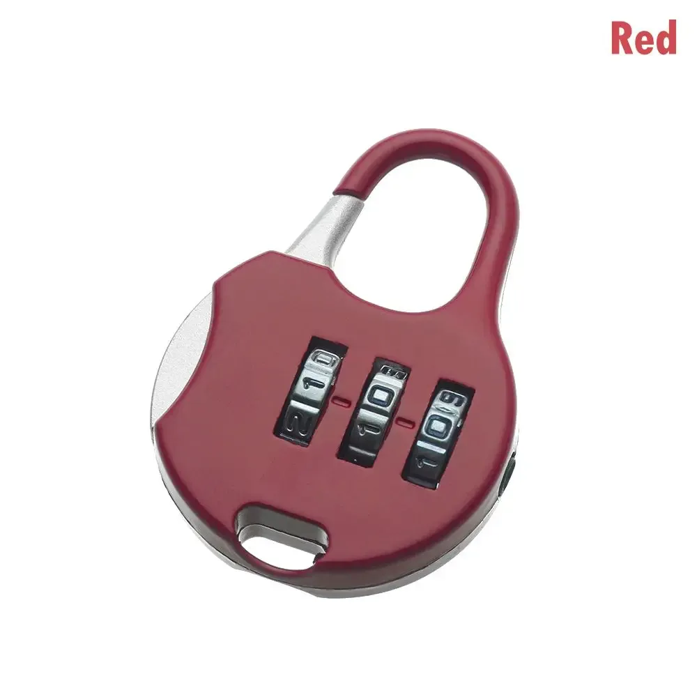 mini cadenas à 3 chiffres en métal, serrure à mot de passe blocode, valise de voyage, protecteur de journal, outil de sécurité, étui de psych, fourniture