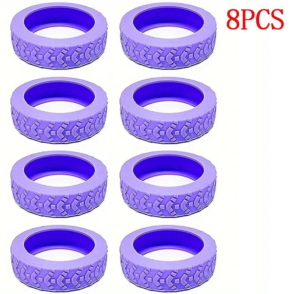 protecteur de roues de bagages en silicone, 8 pièces, roulettes, chaussures, valise de voyage, réduit le bruit, accessoires de couverture de protection