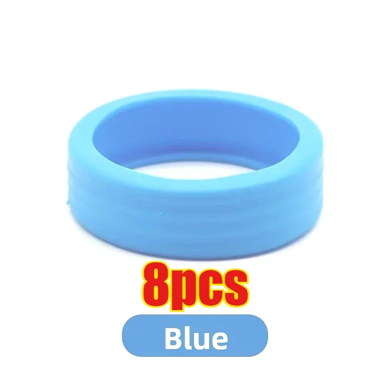protecteur de roue en silicone, 8 pièces, compartiment à bagages, housse de protection de roue, boîtier de chariot, manchon à roulettes silencieux, accessoires de valise