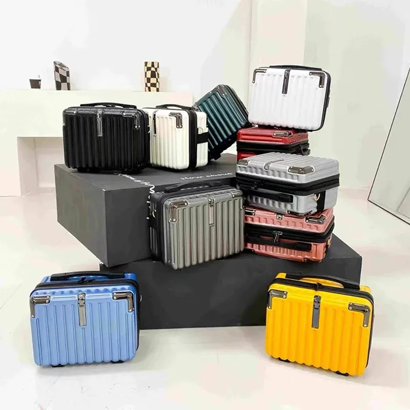 nouvelle trousse de maquillage compacte pour pc, avec bandoulière, sac de rangement portable, sac bandoulière pour étudiants, imperméable, antichoc