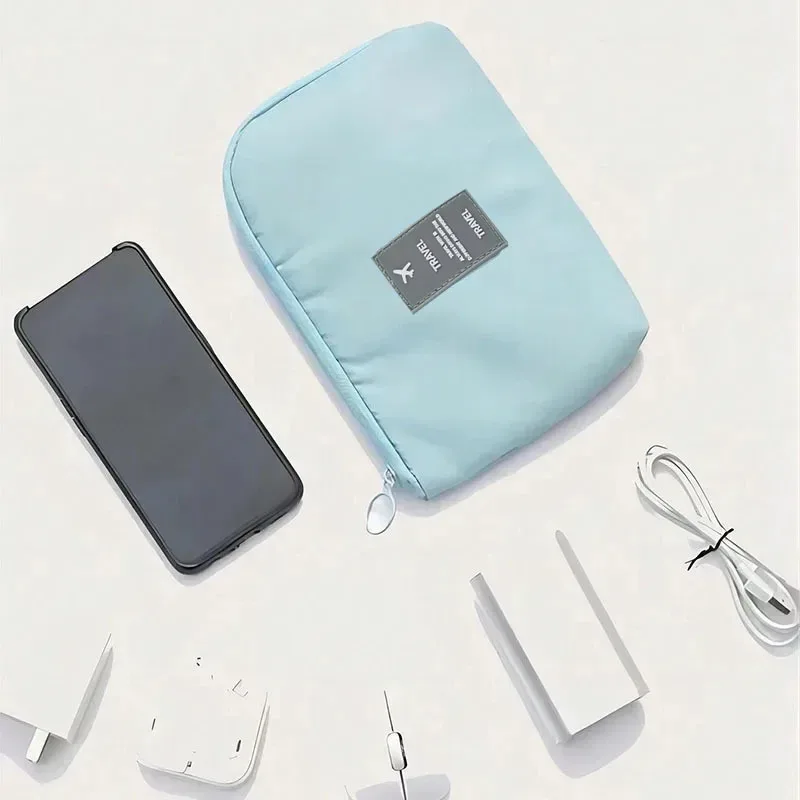 sacs de rangement organisateur électronique dispositifs numériques mobiles ligne usb câble de données pochette de rangement portable voyage câble organisateur sac