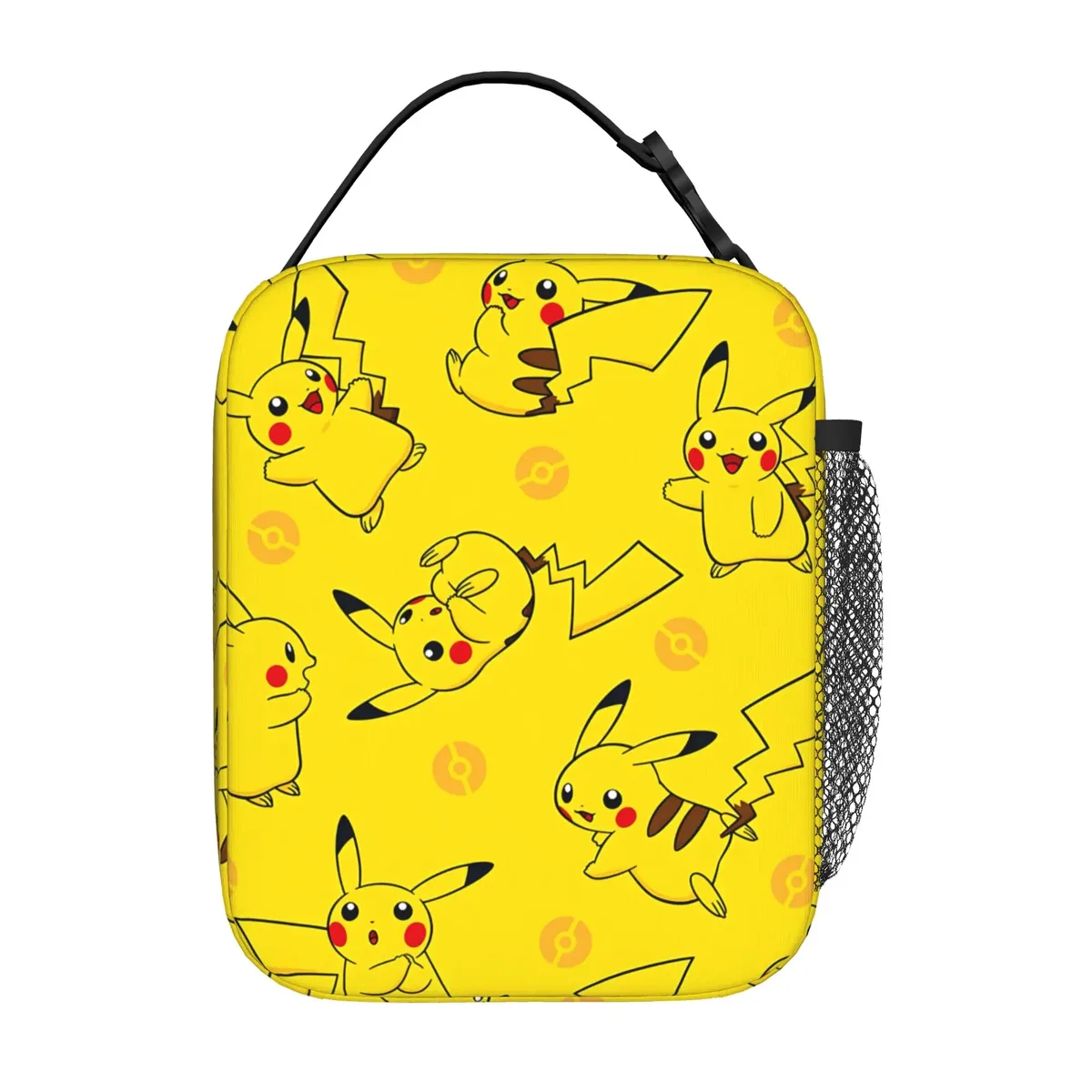 sac de rangement mignon avec fermeture éclair, 1 pièce, boîte à lunch scolaire pokemon, sac à nourriture réutilisable pour le déjeuner