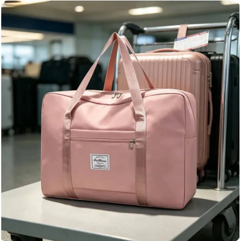 Sac de voyage pliable de grande capacité, imperméable, sac à main, sac à bandoulière, sac de rangement pour femmes, hommes, gym, yoga