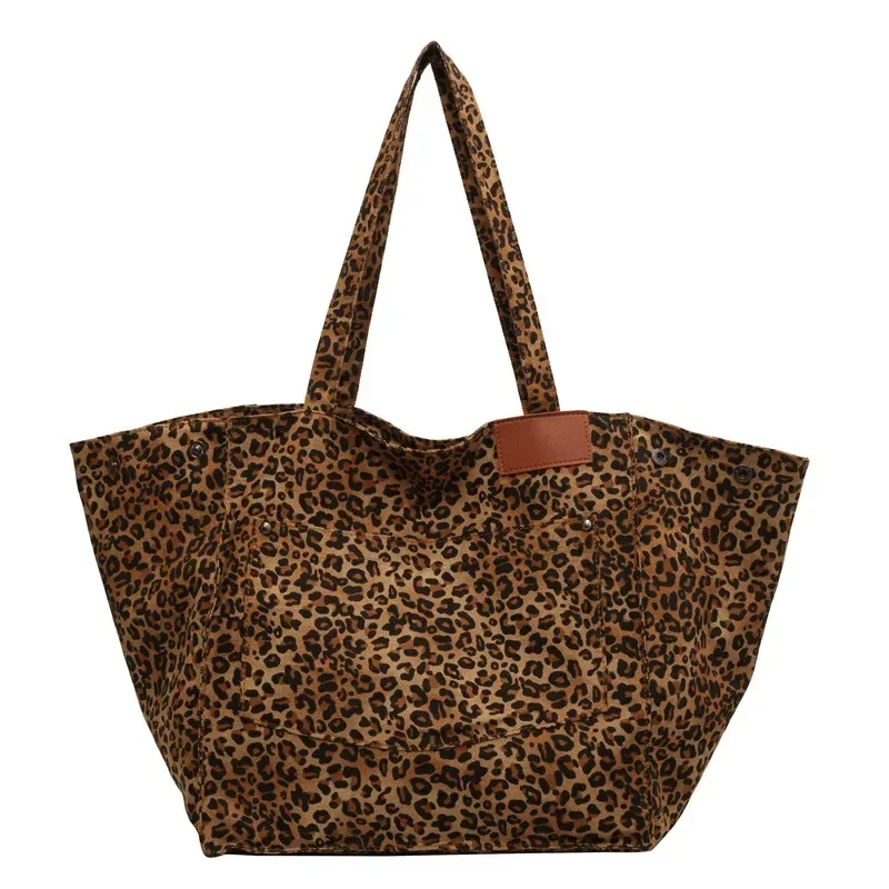 design léopard 2023 mode coréenne shopper grands sacs à provisions pour femmes sac à main dame sac à bandoulière grande capacité sac fille sac à main