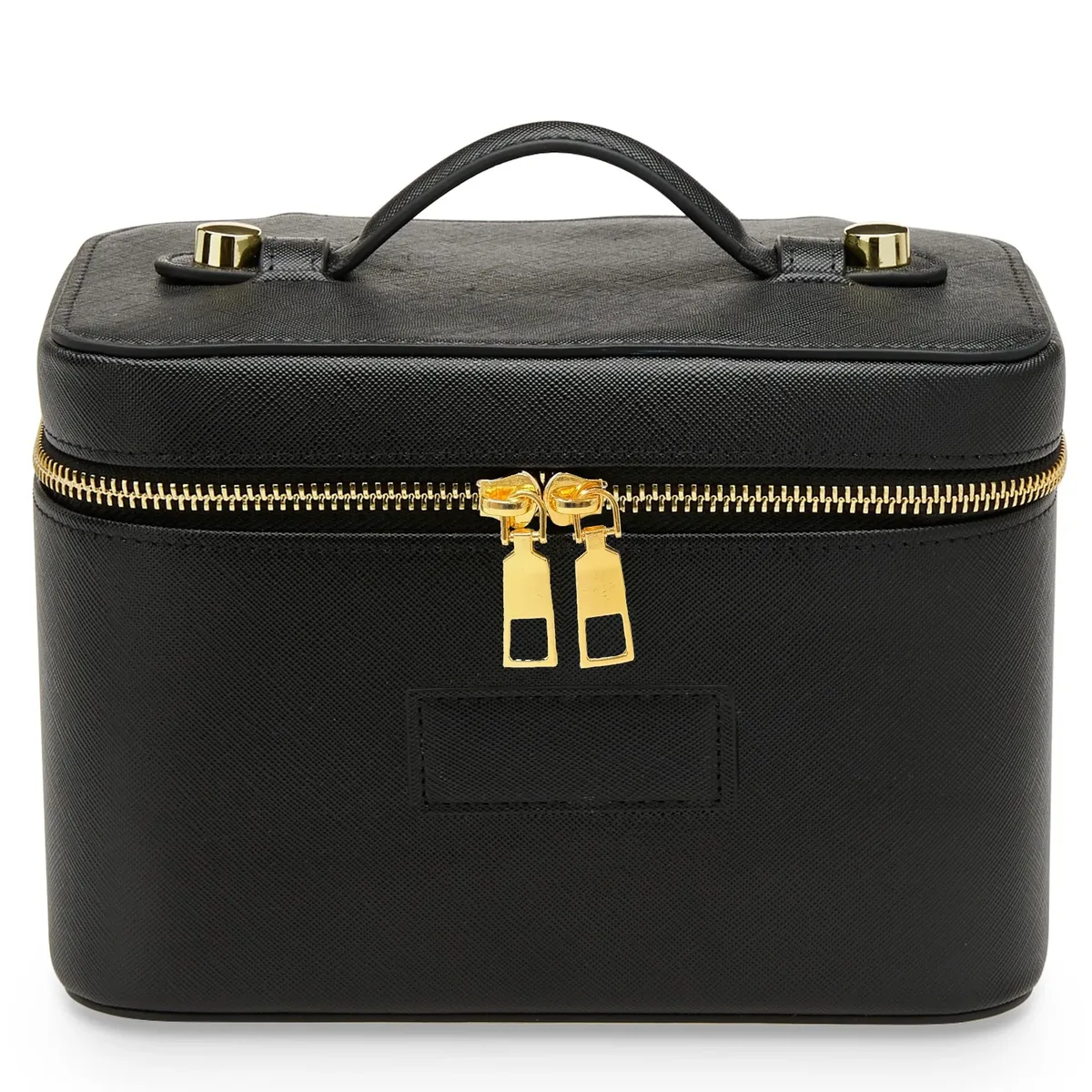 saffiano – trousse de toilette de voyage en croûte de cuir pour femmes, sac portable suspendu, boîte de rangement de maquillage, kit dopp, sac à cosmétiques pour femmes