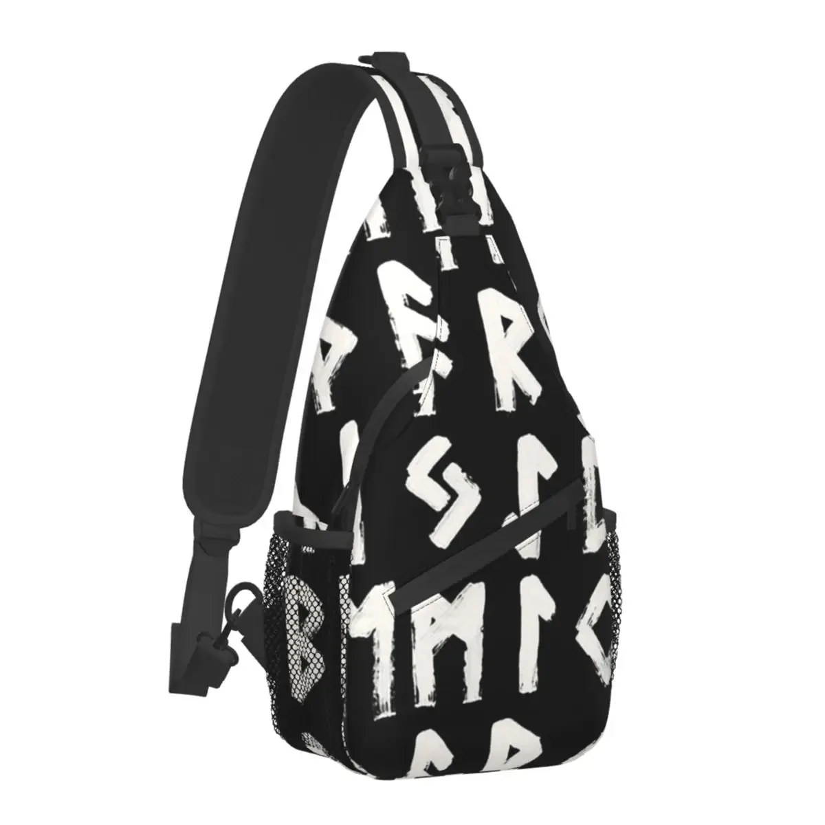 mythologie nordique viking sac à bandoulière sport arbre de vie triquetra sac de poitrine unisexe femmes homme mode épaule sacs à dos voyage