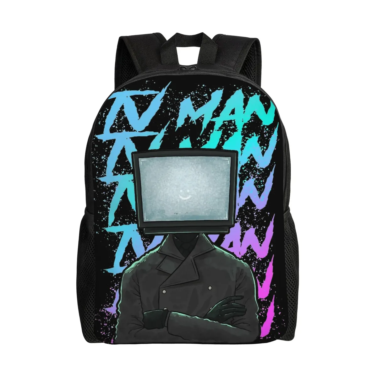 sac à dos titan speakerman pour hommes, femmes, adolescents, lycéens, travail, collège, avec poche, skibidi toilet