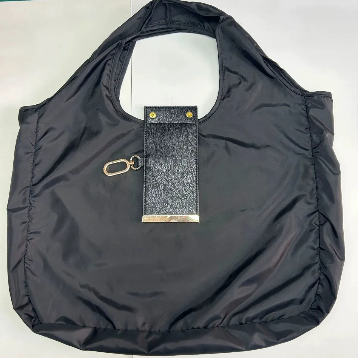 sac fourre-tout réutilisable mini format porte-clés, grande capacité, léger, pliable, sac de courses écologique, porte-clés extensible, sac réutilisable