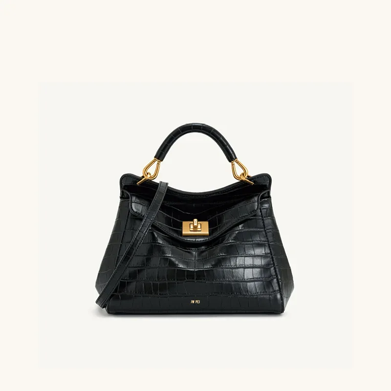 Taie d'oreiller JWPEI, sac à fermeture éclair Lucia, sac bandoulière, luxueux et tendance pour un usage quotidien, haut de gamme et polyvalent