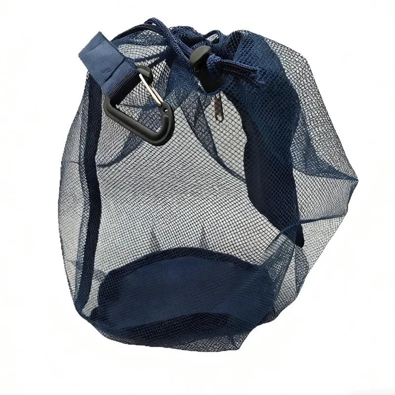sac à dos de basket-ball portable, sac en maille avec boucle, sacs de rangement de ballons de volley-ball de football en plein air, conception à cordon résistant à l'usure