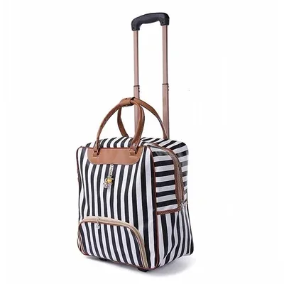 sac de voyage pour femmes, sac de voyage d'affaires sur roulettes, sacs à roulettes de grande capacité, valise rétro pour filles