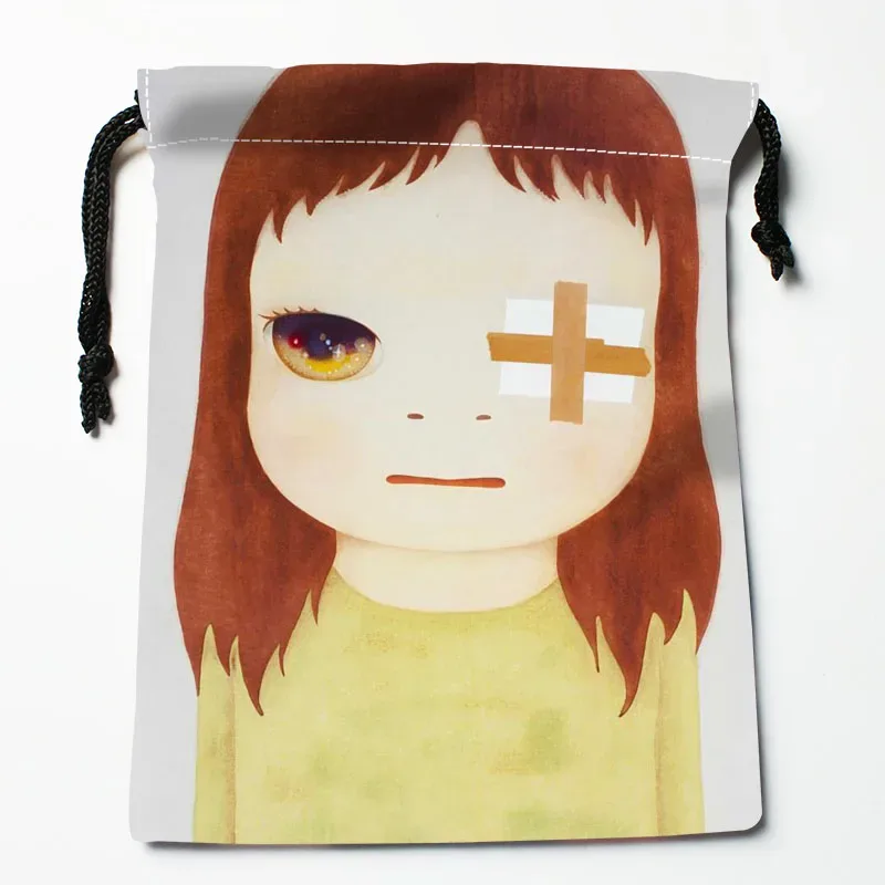 yoshimomo – sacs à cordon personnalisés nara, sacs-cadeaux imprimés, pochette de voyage, rangement de vêtements, sac à main, trousse de maquillage, 18x22cm, livraison directe