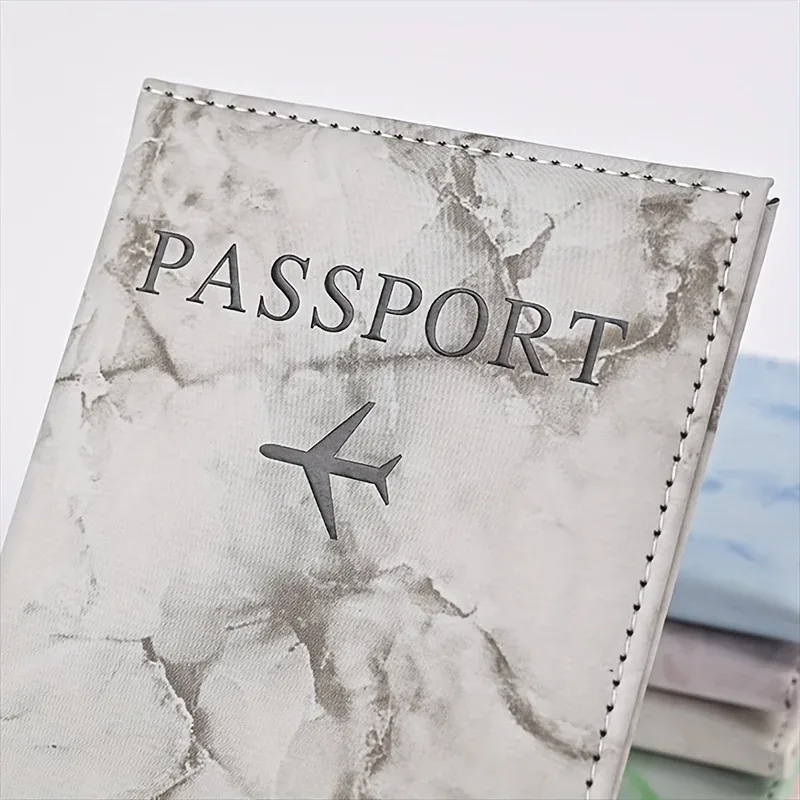 housse de passeport personnalisée en pu avec motif, sac de voyage unisexe, joli cadeau pour les étudiants, vacances en plein air