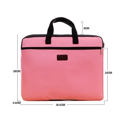 sac à documents portable en toile a4, sac de bureau à fermeture éclair, grande capacité, sac à main pour hommes et femmes, sac multi-couches pour documents, mallette de réunion