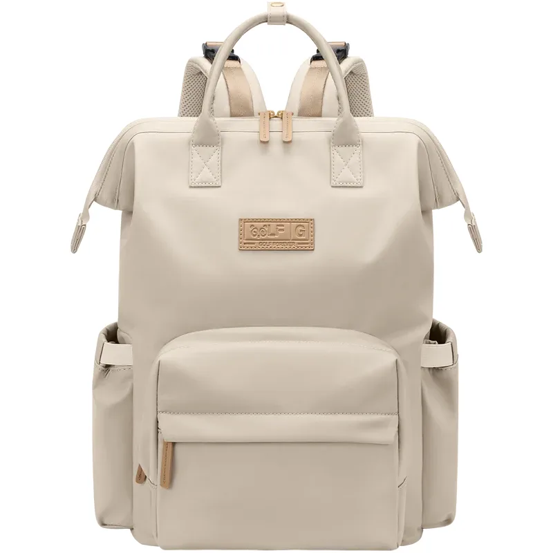 golf munisac à dos grande capacité pour maman, sac à dos pour bébé, sacs à dos avec bisantos, poches à couches, sac à dos à couches, noir