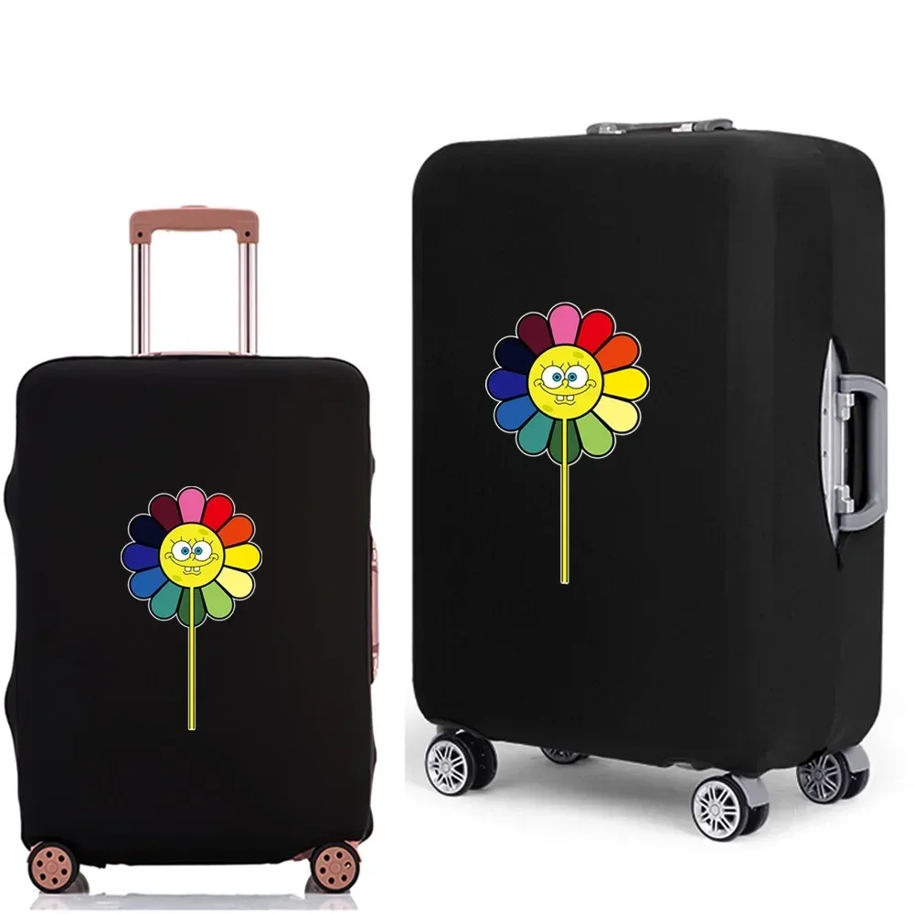 housse de protection pour valise à bagages, épaisse, élastique, anti-poussière, pour valise de 18 à 28 pouces, série daisy, accessoires de voyage