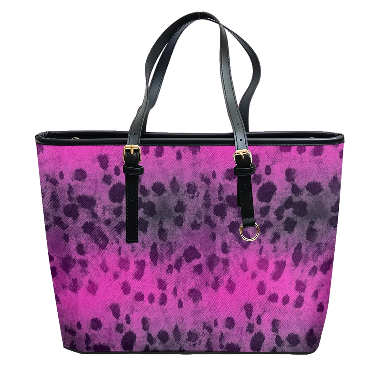 urban neon leopardia multicolore imprimé oxford pvc cuir sac à bandoulière fermeture éclair léger voyage fourre-tout travail quotidien week-end sac à main