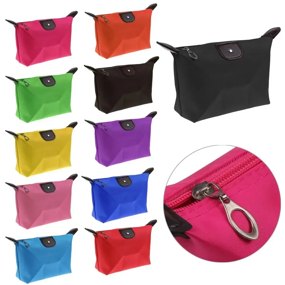 sac à cosmétiques portable pour femmes, coloré, étanche, nouveaux sacs de rangement de boulettes de voyage, mini sacs fourre-tout de maquillage de toilette mignons, sacs à main