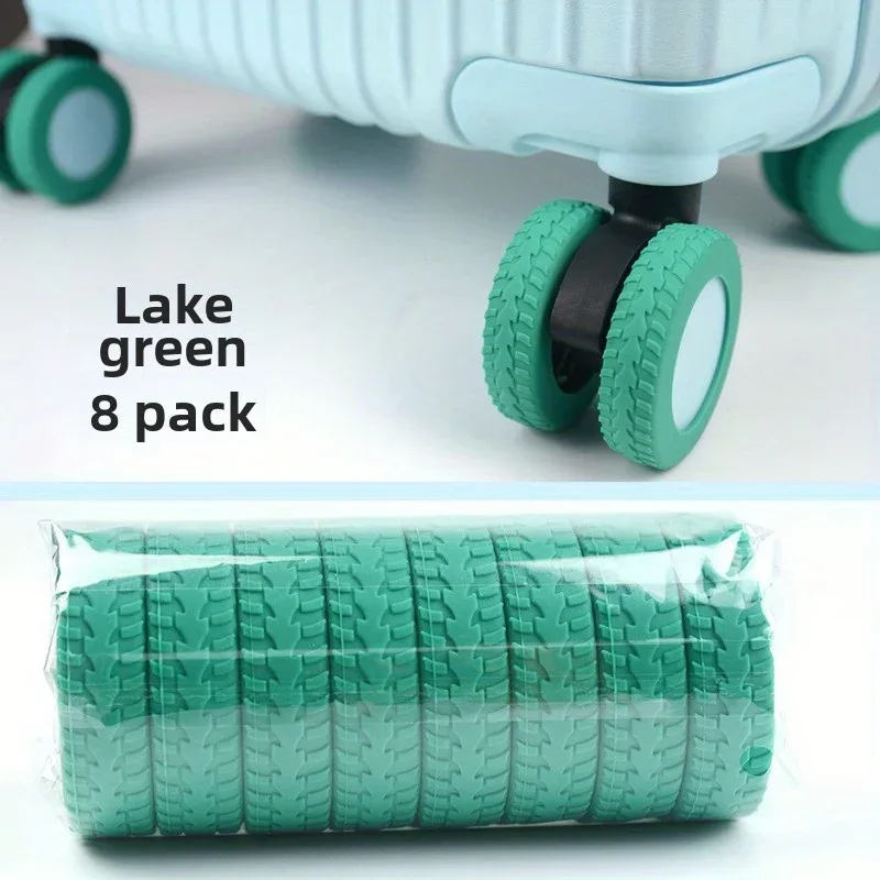 8 pièces de protections universelles pour roulettes de valise de voyage, insonorisées