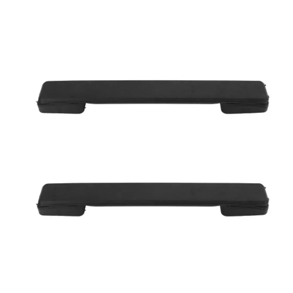 poignée de bagage en plastique durable, 20cm, noire, poignée de traction pour bagages, remplacement de poignée de valise, 2 pièces