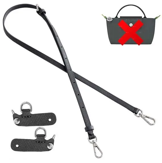 sangle de sac à bandoulière de remplacement en cuir pour mini sac longchamp, sangle d'épaule sans poinçonnage, accessoires de sac de modification