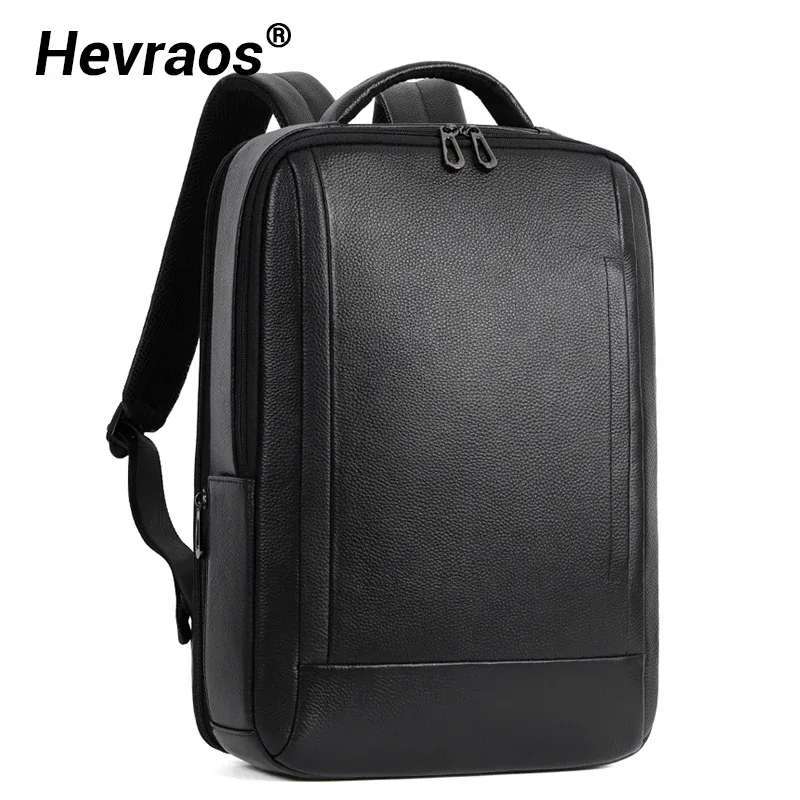 15.6 pouces sac à dos pour ordinateur portable hommes 100% en cuir véritable hommes sac à dos usb charge sacs à dos sac de voyage cartable étudiant bookbag