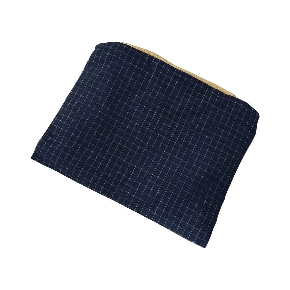 trousse de maquillage simple à carreaux avec fermeture éclair, organiseur de cosmétiques portable, grande capacité, porte-monnaie léger pour femme