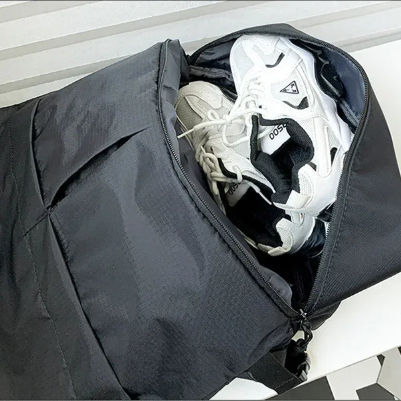 femmes et hommes sac à dos grande capacité unisexe sacs à dos en nylon sac de sport étanche tendance sacs d'école portable loisirs voyage sac à main