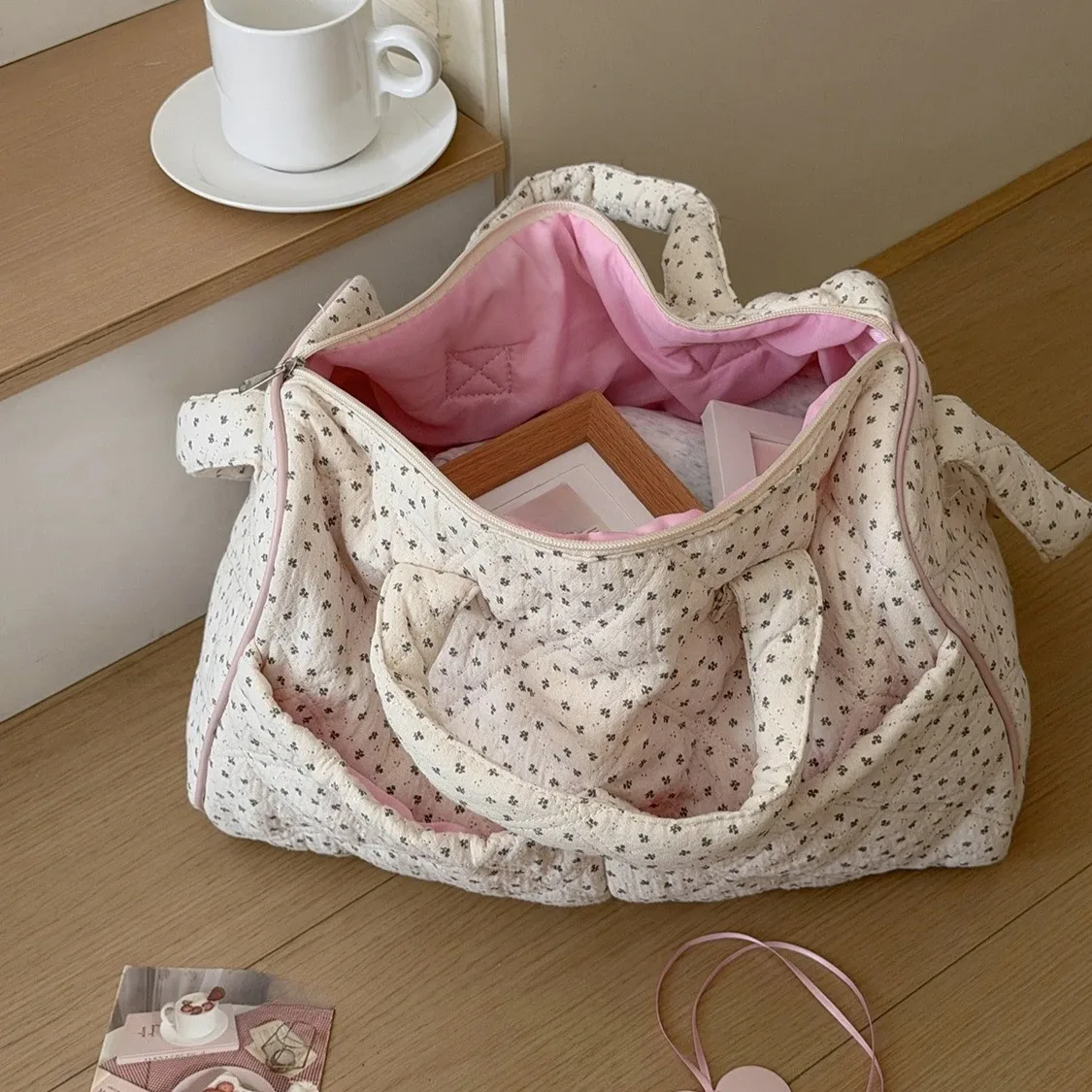 sacs de voyage tendance, sacs à main grande capacité, sacs à bandoulière pour hommes et femmes, sacs fourre-tout d'extérieur, valises et sacs de voyage à motif floral