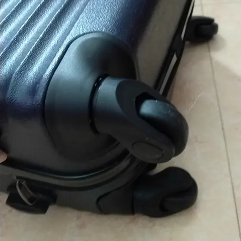 1 paire de roues de bagages de remplacement pour valises, roulettes pivotantes silencieuses A08, roues en caoutchouc, accessoires de chariot de haute qualité